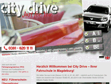 Tablet Screenshot of citydrive.de